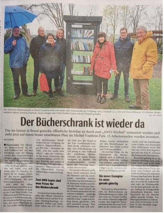 Presseartikel Bücherschrank Buchschrank Presseartikel
